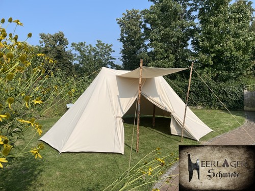 6x4m sachsenzelt mittelalter - 6x4m,